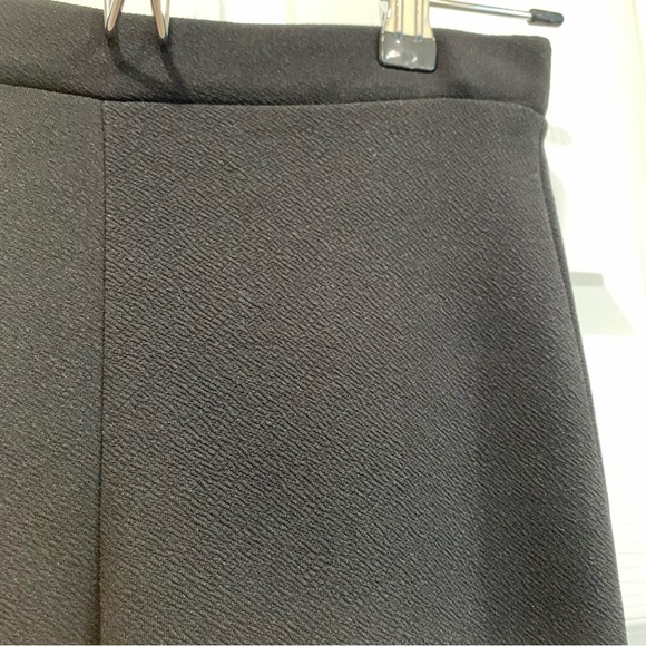 Black Textured Choker Neck Top Flare Pant Co-Ord Matching Set - Picture 6 of 8